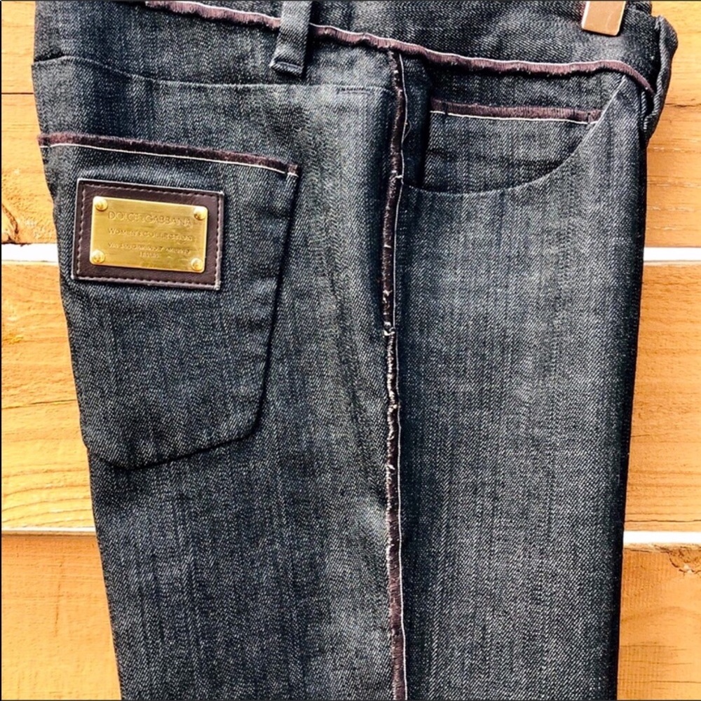 Dolce & Gabbana Dark Blue Trouser Jeans Exc Cond
